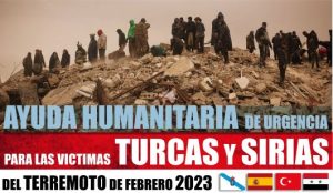 Ayuda humanitaria de urgencia para las víctimas turcas y sirias